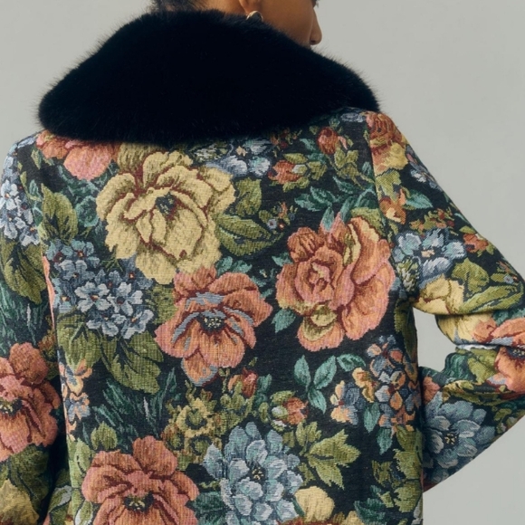 UNREAL FUR MONARCH COAT COLOR:TAPESTRY, SIZE S, RETAIL PRICE $429.00 - Picture 11 of 16